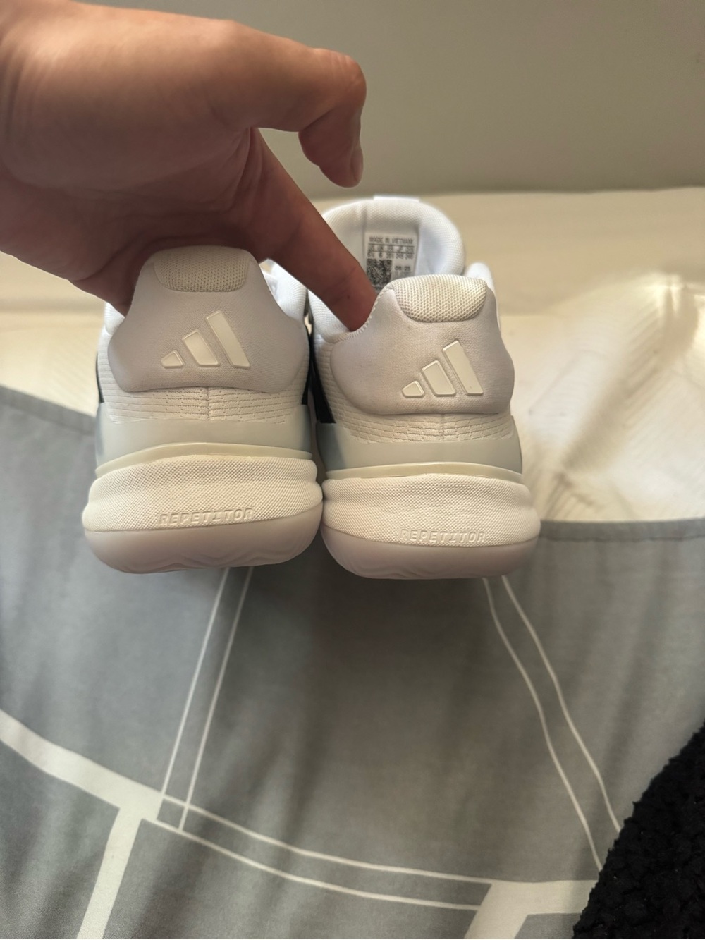 adidas Kids White Low-Top Sneakers